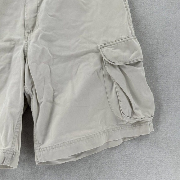 Vintage Polo Ralph Lauren Bleecker Paratrooper Khaki Military Cargo Shorts Men34 - Picture 4 of 13